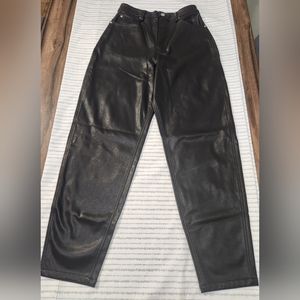 Vegan leather pants